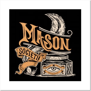 Mason Ink Illustration Design Posters and Art